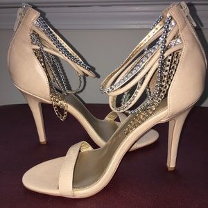 Forever 21 open toe heel shoes